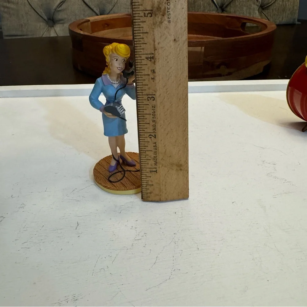 2000 Blondie Comic Figurine Blondie On The Phone Vintage
